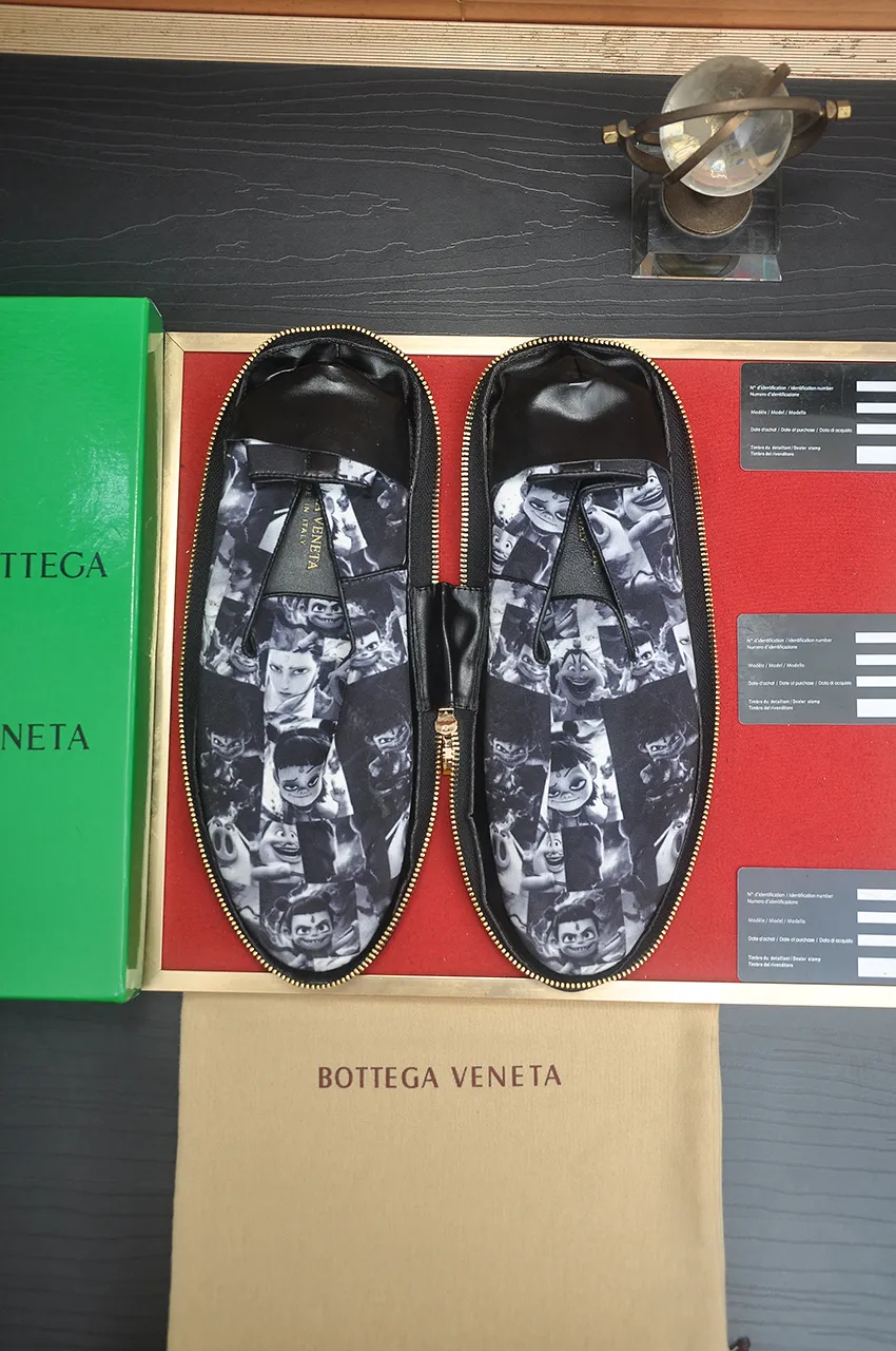 Men's shoes 💰460💶 [Botteg Venetta (BV)] (wallet shoes) exclusive new model official website new model The upper is made of high-quality top calfskin. Delicate feel and flowing luxurious texture. Tailored for refined men to create a noble aura. Delicate and regular Mark hand stitching. Smooth lines. Full sheepskin lining, comfortable to wash sweat. 38-44